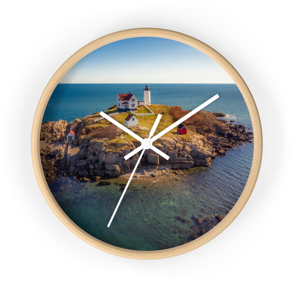 The Nubble Lighthouse Wall clock