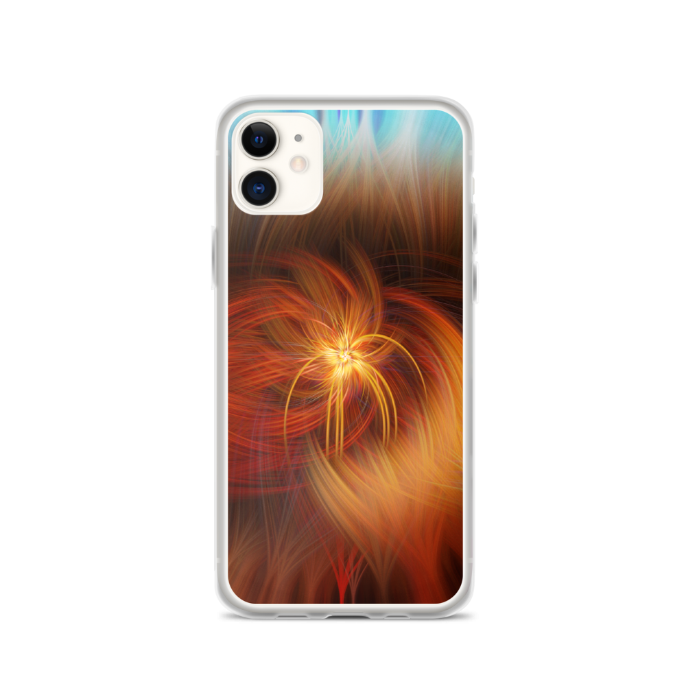 Fire Sky Swirl iPhone Case
