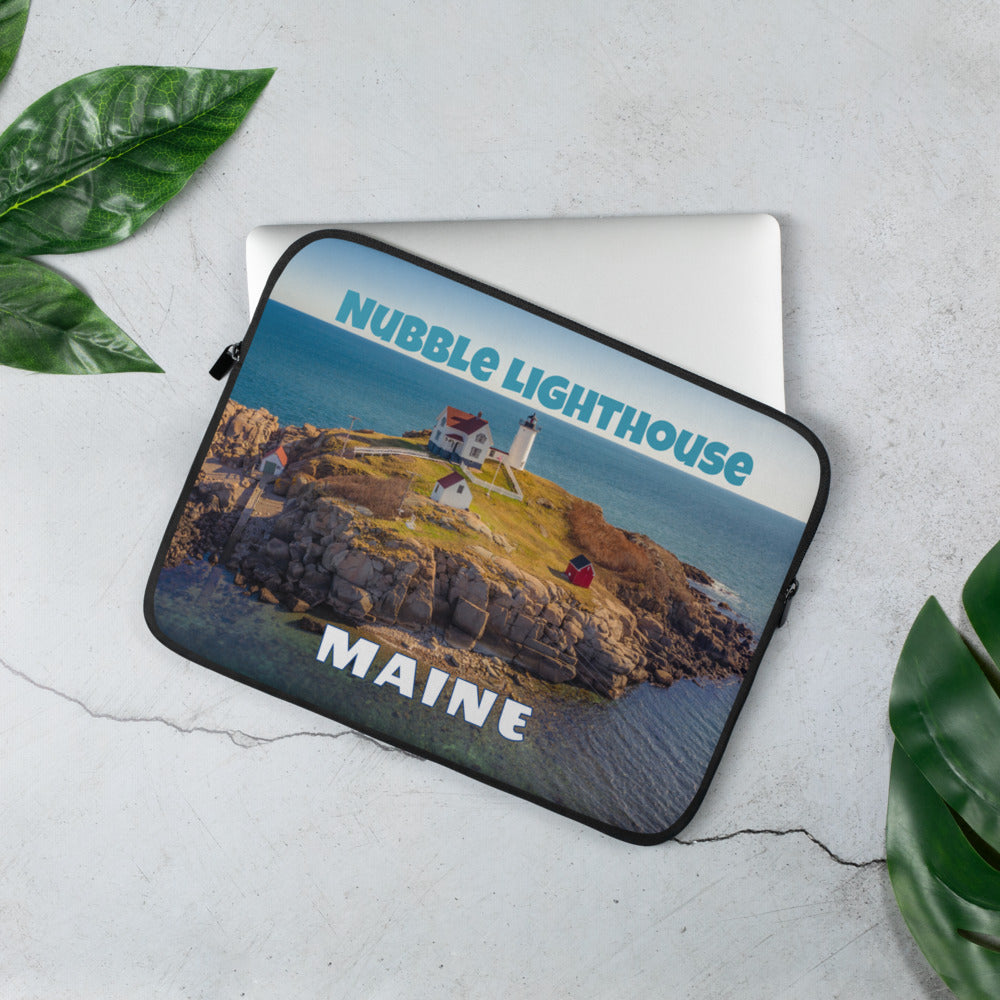 Nubble Lighthouse Laptop Sleeve