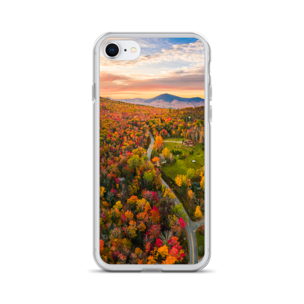 A New Hampshire Fall Sunset - iPhone Case