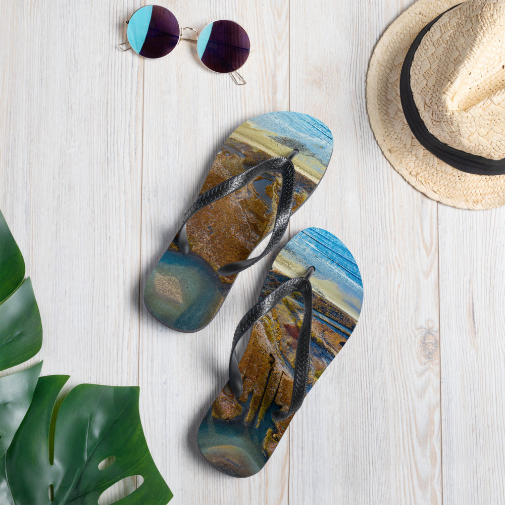 The "Road to the Beach" Flip-Flops