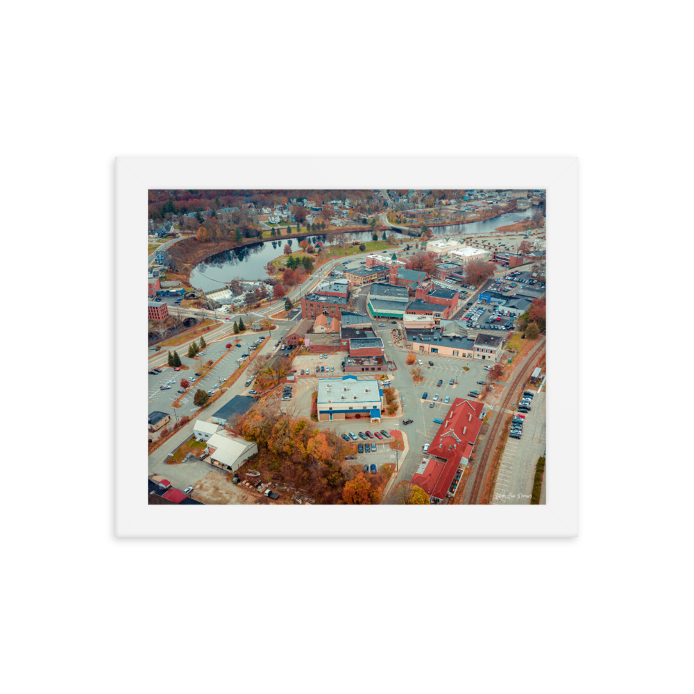 Downtown Putnam Connecticut - Framed poster