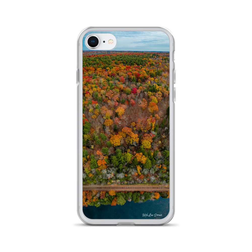 The North Grosvenordale Pond Liquid Glitter Phone Case